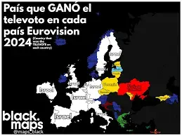 BlackMaps 🗺️ on X: País que GANÓ el TELEVOTO (Televoting) en cada país de Eurovision 2024 https://t.co/uVjVkRo5u7 / X BlackMaps 🗺️ on X: País que GANÓ el TELEVOTO (Televoting) en cada país de Eurovision 2024 https://t.co/uVjVkRo5u7 / X