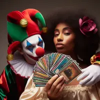 Payaso Con Cartas Magic The Gathering Y Mujer [023].jpg