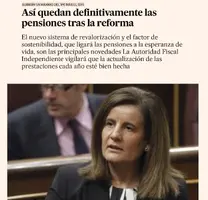 Así quedan definitivamente las pensiones tras la reforma  Economía nacional e internacional  ...webp