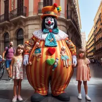 Payaso Gordo Con Hijas E Hijo En Valencia [001].webp