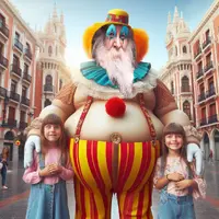 Payaso Gordo Con Hijas E Hijo En Valencia [035] 2.webp