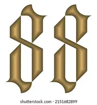 gothic-style-number-eighty-eight-260nw-2151682899.webp