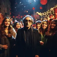 Leonardo_Diffusion_XL_franco_battiato_enyoingchristamas_with_s_7.webp