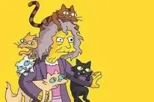 Los Simpson: la trágica historia de La loca de los gatos y ...