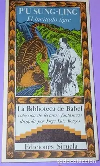 EL INVITADO TIGRE. LA BIBLIOTECA DE BABEL..webp