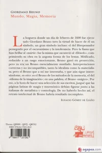 Mundo, Magia, Memoria Giordano Bruno; Ignacio Gómez de Liaño 2.webp